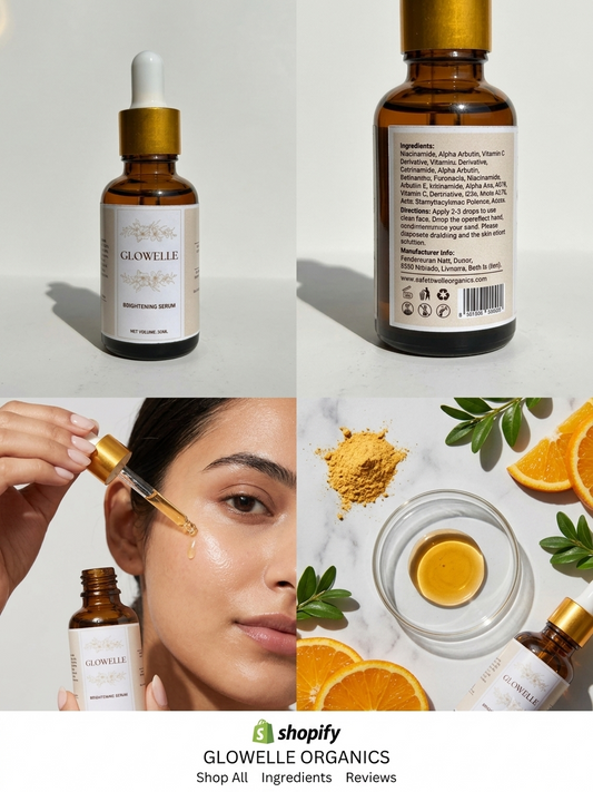 Glowelle Niacinamide & Alpha Arbutin Glow Serum