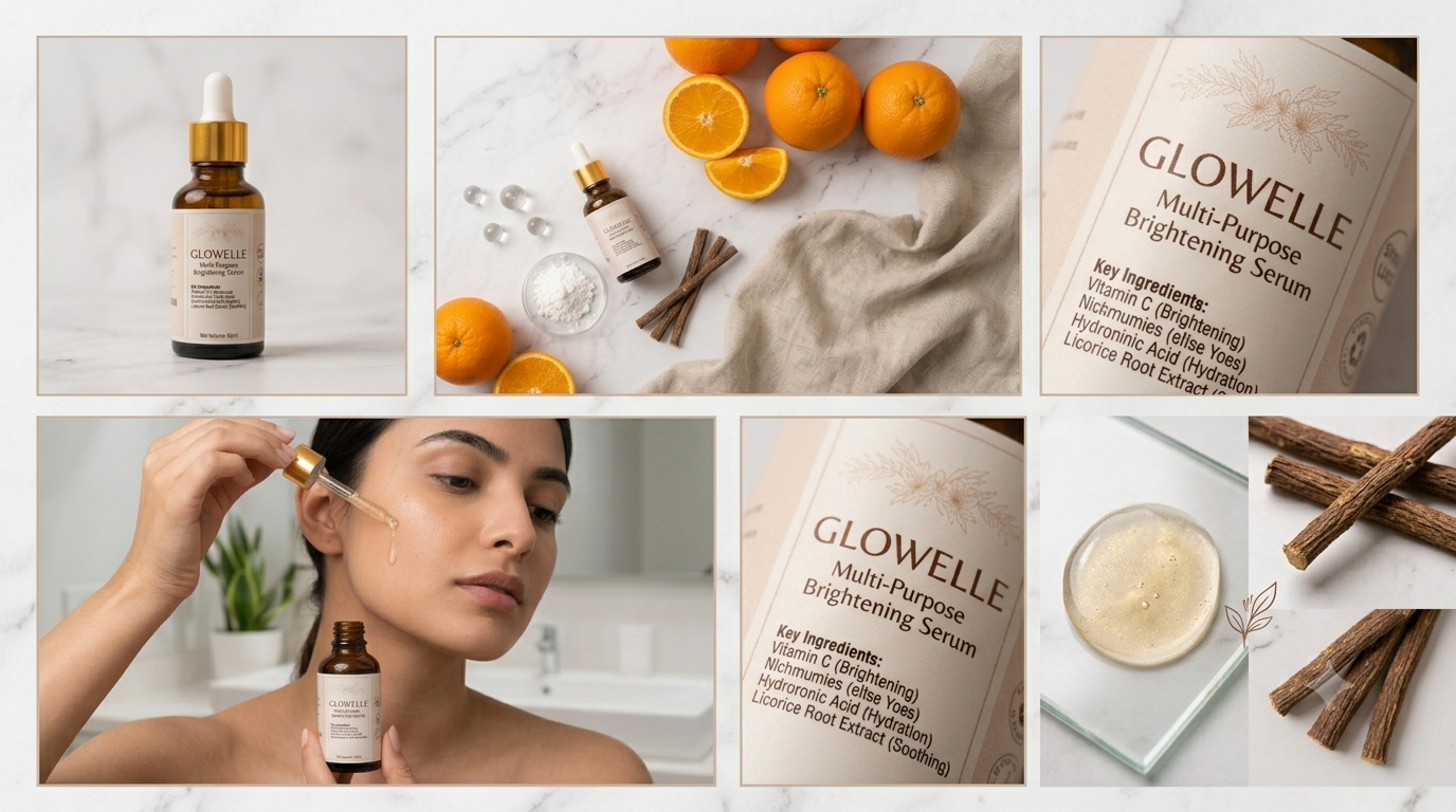 Glowelle Niacinamide & Alpha Arbutin Glow Serum