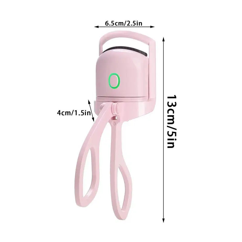 USB Rechargeable Heated Eyelash Curler Heating Eyelash Styling Tool For Women And Girls Gift On Christmas And Birthday