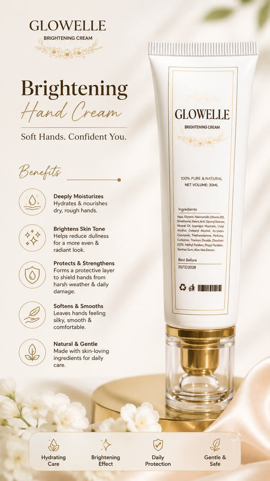 Glowelle Organics - Brightening Hand & Feet Cream